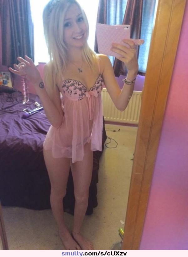 #blondeteen #cuteashell #sexyasfuck #pinklingerie #babydoll #lacylingerie #SilkySmooth #sexysmile #longlegs #bedroom #selfie #idfuckhersilly