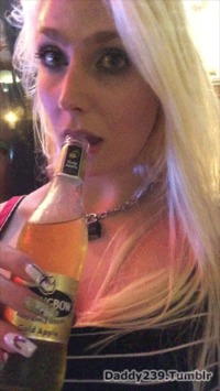 #blonde #bottle #bottleblowjob