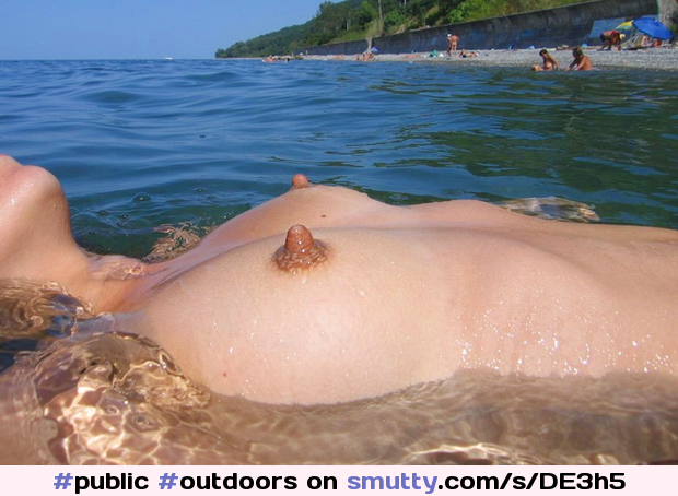 Topless hard nipples