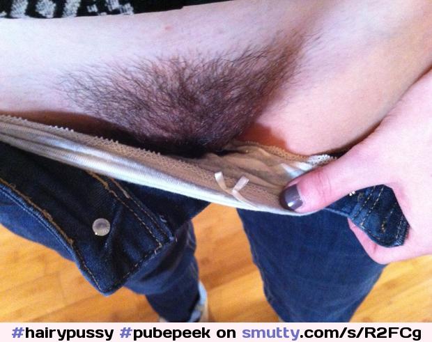 #hairypussy #pubepeek #pussypeek #bush