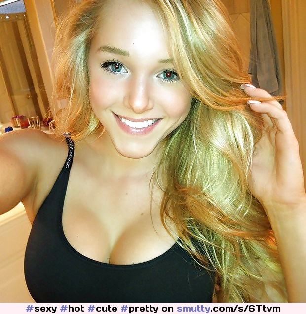 #sexy #hot #cute #pretty #teen #amateur  #boobs #sits #nonnude #tanktop  #nicetits #selfie #blonde #girl #wow #SexyBabe