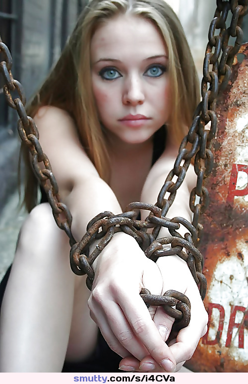 #sexy #hot #submissive #teen #slave #chain #blonde #cuteface #cute #sweet #...