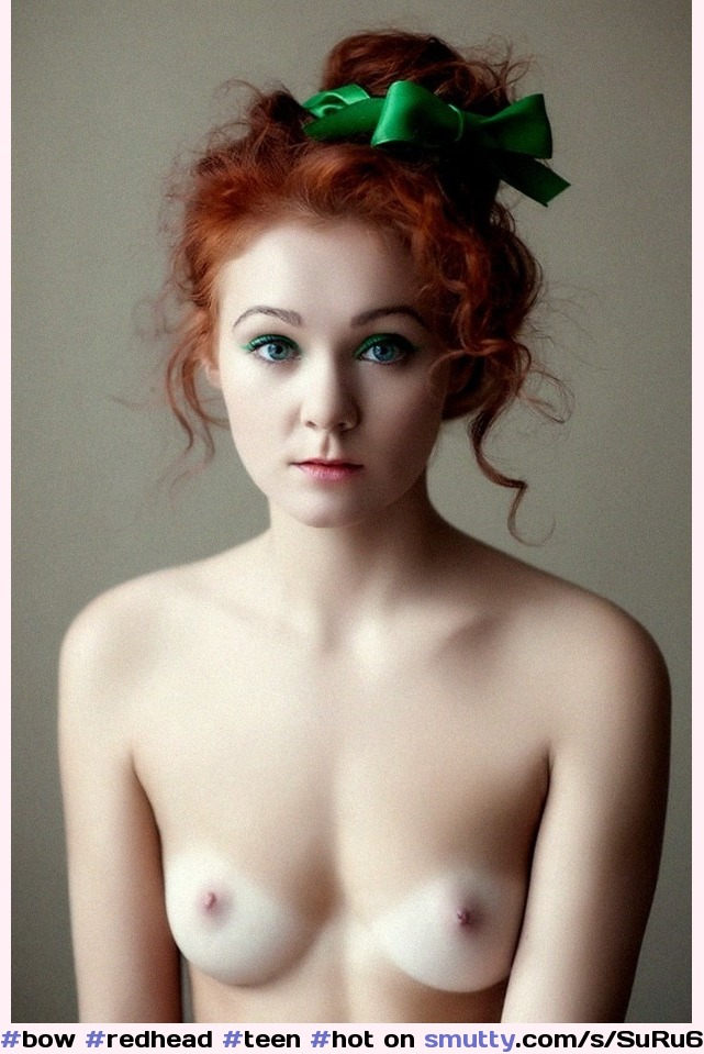 #bow #redhead #teen #hot