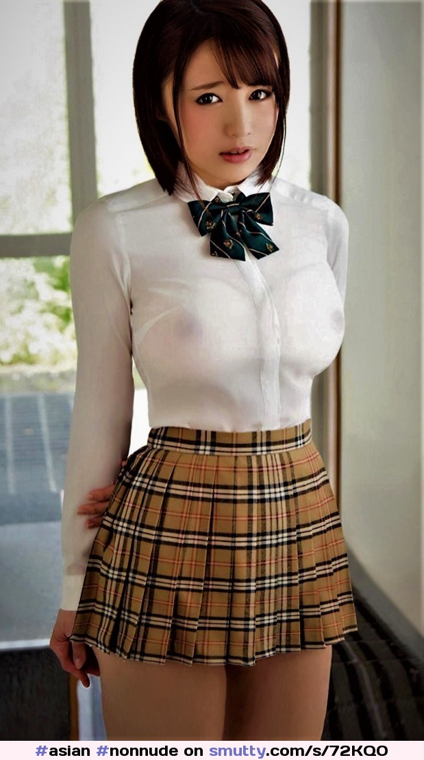 #asian #nonnude #seethrough #nipples #schoolgirl #bigtits #uniform #sexy #brunette #student