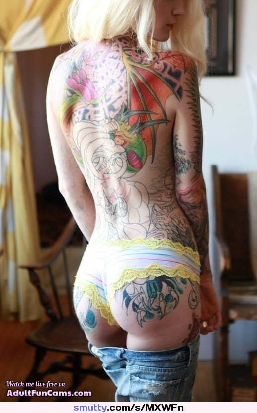 #tattoo #tattoed #sexy #hot #babe #ass #nonnude #girlfriend