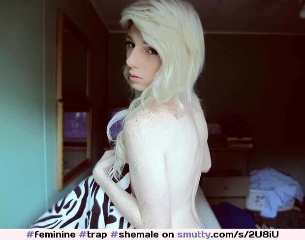 #trap #shemale #sissyboy #freckles #blondetrap #feminine