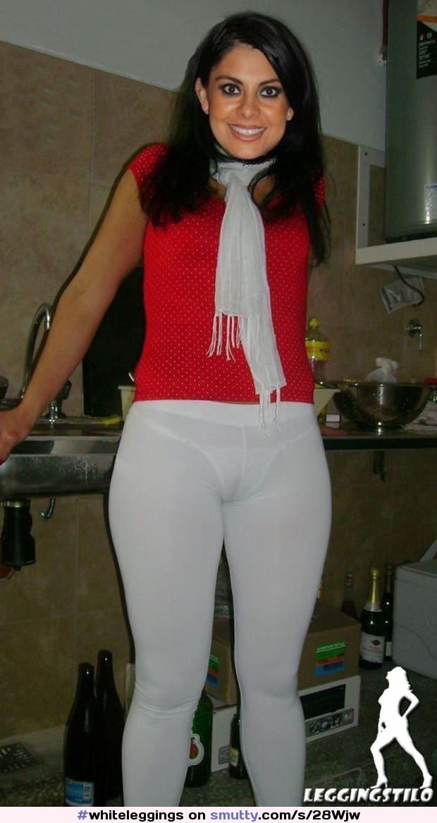 #whiteleggings #leggings #yogapants #spandex #seethrough #seethru #thick #slut #slutwear #cocktease #thickthighs #thong #milf #needscock