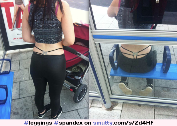 #leggings #spandex #yogapants #seethrough #thong #bigass #bigbooty #pawg #whore #public #visablethong #slutwear #sexy #slut #CockTease