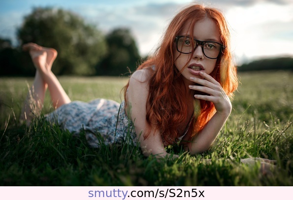 #EkaterinaYasnogorodskaya #redhead #ginger #petite #teen #model #pretty #NonNude #beautiful #model #TeenModel #PrettyTeen #glasses #sundress