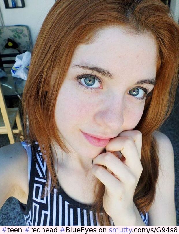 #teen #redhead #BlueEyes #freckles #ginger #pale #selfie #amateur #AmateurTeen #petite #pretty #PrettyTeen #cute #CuteTeen #PrettyEyes #nn