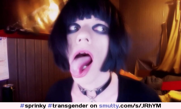 #sprinky #transgender #collared #tongue