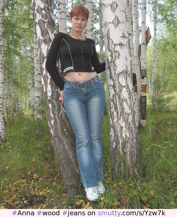 #Anna#wood#jeans
