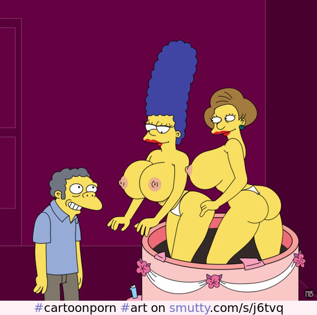 #cartoonporn #art #artporn #drawing #cartoons #CartoonBabes #toonart #DrawnArt #hot #nude #thesimpsons #MargeSimpson #edna #bimbo #bigtits