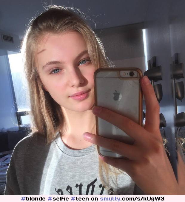 #blonde #selfie #teen #beautiful #blonde