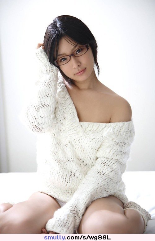#asian #cute #glasses #sweater