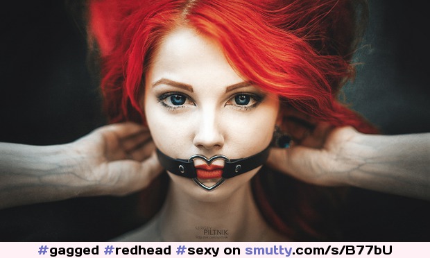 Restraint by Serg  Piltnik  .....#gagged #redhead #sexy #beauty ......#tele