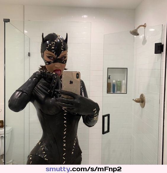 #catwoman #catsuit #selfie