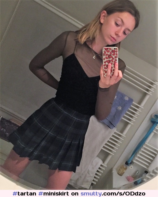 #tartan #miniskirt #selfie