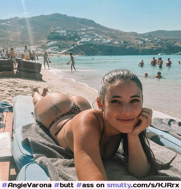 #AngieVarona #butt #ass #booty #latina #selfie #selfshot #beach #nn #nonnude #brunette