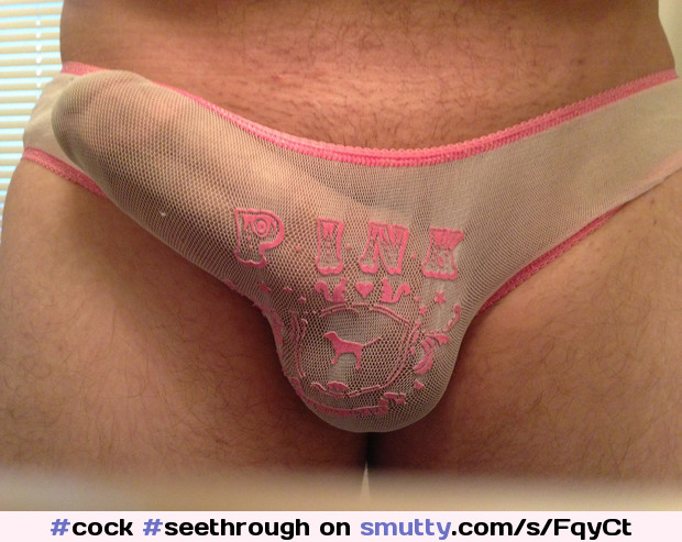 #cock #seethrough #panties #CockInPanties #crossdresser #cd #SheerPanties #CockInLingerie #HardCock  #bulge #pantybulge #ThrobsDailyTreat