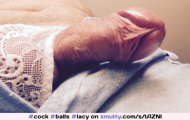 #cock #balls #lacy #panties #cockinpanties #crossdresser #cd #seethrough #hardcock  #bulge #pantybulge #ThrobsDailyTreat