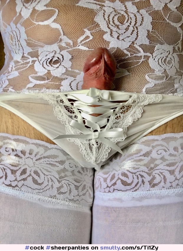#cock #sheerpanties #panties #cockinpanties #crossdresser #cd #seethrough #stockings  #bulge #pantybulge #cockinlingerie #ThrobsDailyTreat