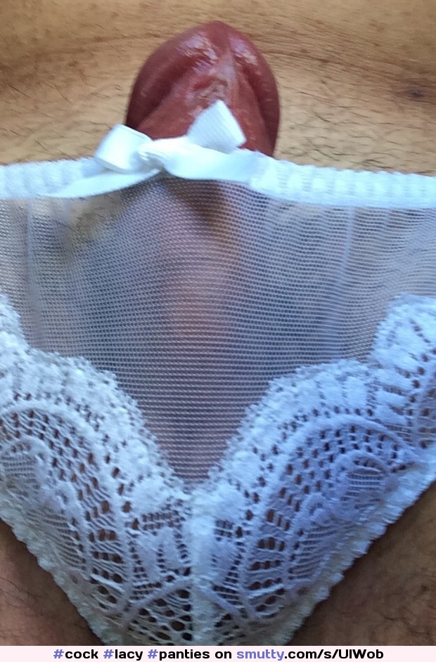 #cock #lacy #panties #cockinpanties #crossdressing #outline #bulge #seethrough #ThrobsDailyTreat