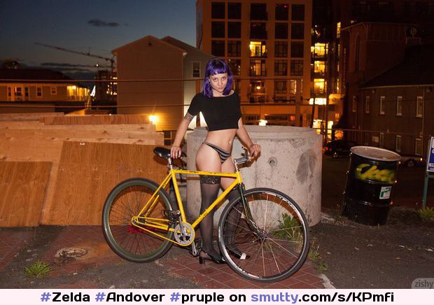 #Zelda #Andover #pruple # pierced #bike #riding
