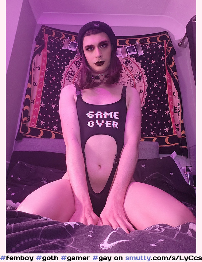 It's Game Over baby #femboy #goth #gamer #gay #emo
