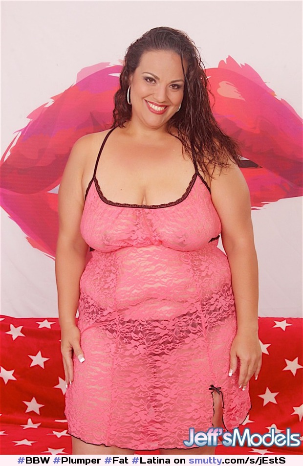 Latina BBW Angelina in seductive see through lingerie #BBW #Plumper #Fat #Latina #Lingerie