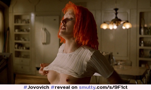 Milla Jovovich revealed from Fifth Element #Jovovich #reveal #fifthelement