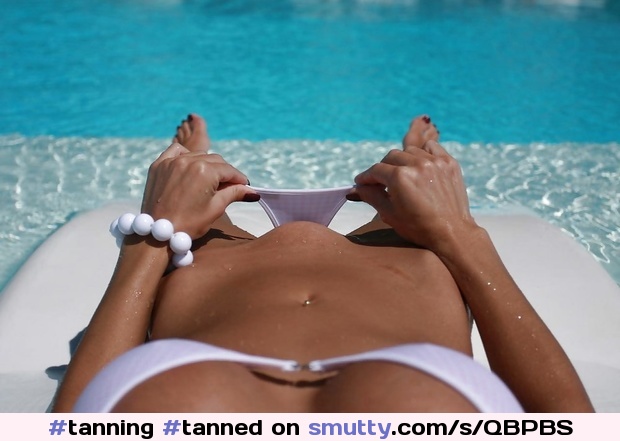 #tanning#tanned#bigtits#wet#venusmound#pool#hot#stunning#amazing#piercednavel#horny#pantiespulled#panties