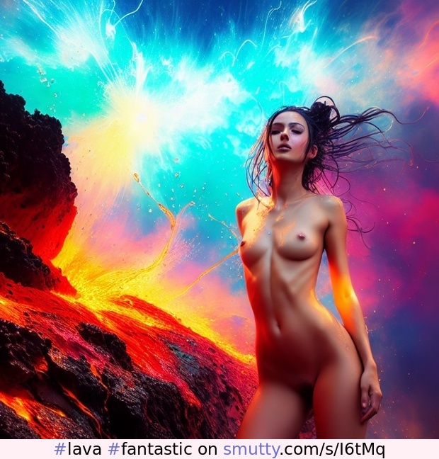 #lava #fantastic #slenderbody #nsfw #erotic #eroticart #ai #aiart #generativeart #beautifulwoman
