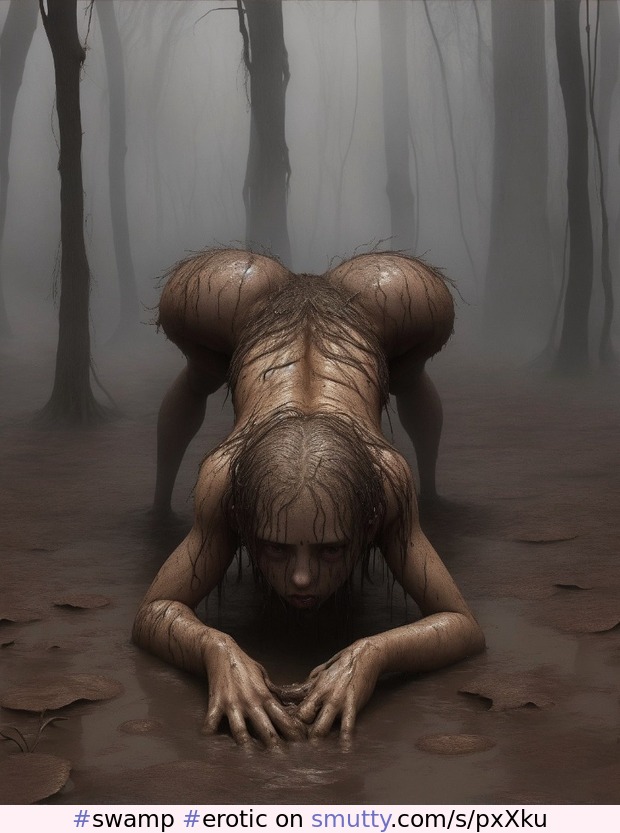 #swamp #erotic #eroticart #bizarre #unsettling #disturbing #bizarre #strange #enigmatic #nsfw #ai #aiart #generativeart