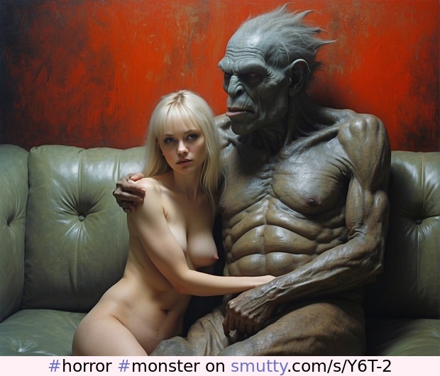 #horror #monster #halloween #scary #creepy #unsettling #disturbing #erotic #eroticart #nsfw #ai #aiart #generativeart