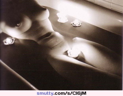 #bathroom#bathtub#water#candles#candlelight#CandleLit#lighting#darkness#photography#lightandshadow#BlackAndWhite#sepia#monochrome#boobs#tits