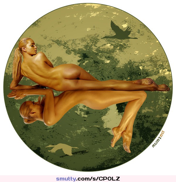 #paintinglike#painting#sideprofile#rearview#goldenhair#nipple#boob#breast#tit#sideboob#butt#AssCleavage#asscrack#buttcrack#sideface