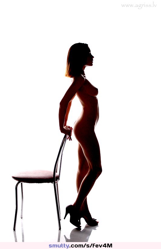 #sideprofile#silhouette#chair#photography#art#artistic#artnude#lightandshadow#highheels#nipple#boob#breast#tit#sideboob#perfect#Beautiful