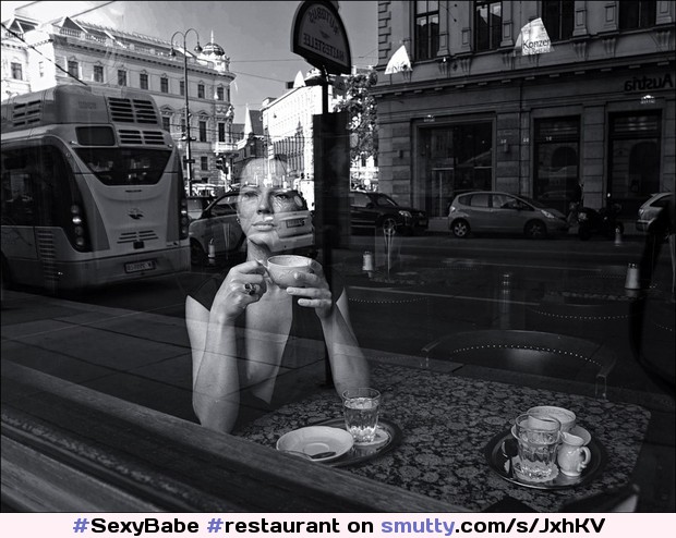 #restaurant#reflection#titout#cars#brunette#flashing#flash#FlashinginPublic#city#road#street#path#outdoor#outdoornudity#public#PublicNudity