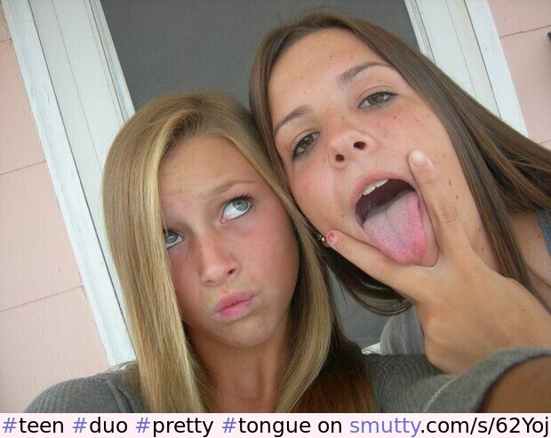 #teen #duo #pretty #tongue #hot #sexy #nn