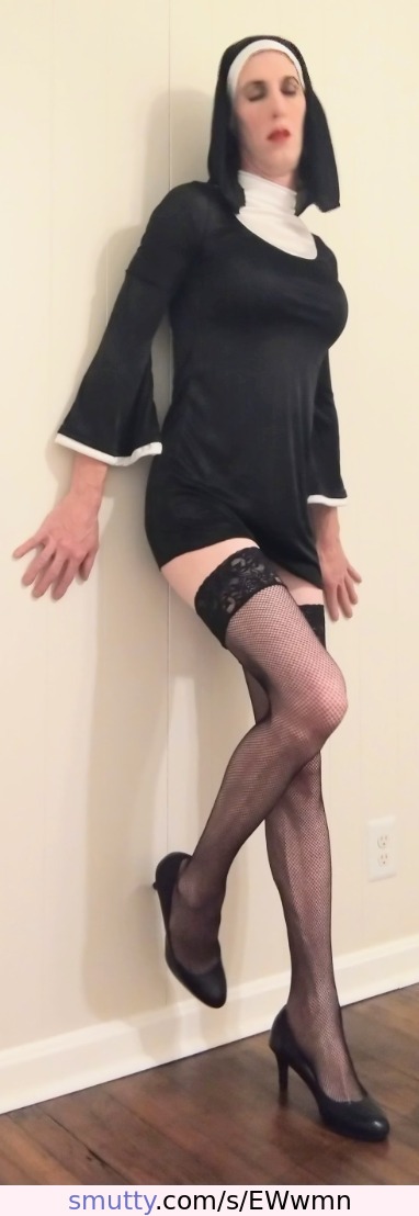#naughty #nun #sexy #leggy #legsfordays #Sissy #slut #cosplay #Brainwashed #feminized #fuckdoll