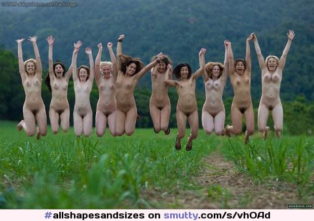 An image by Thatbigyeti: 10 jumping naked | 
#allshapesandsizes #jump #jumpshot