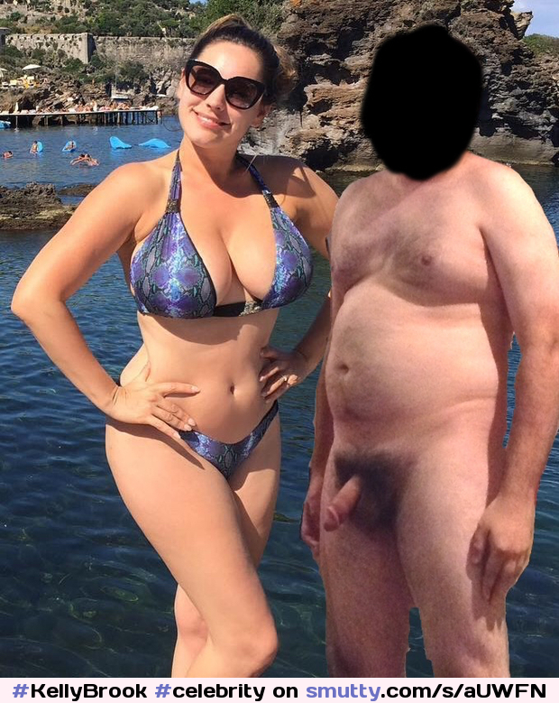 #KellyBrook #celebrity #bikini #photoshop