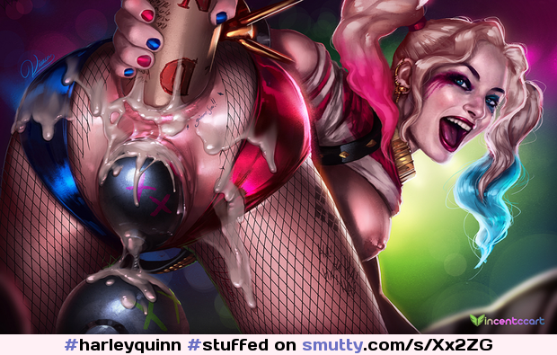 #harleyquinn#stuffed#hentai#buttplay#plugged#drawn#antihero