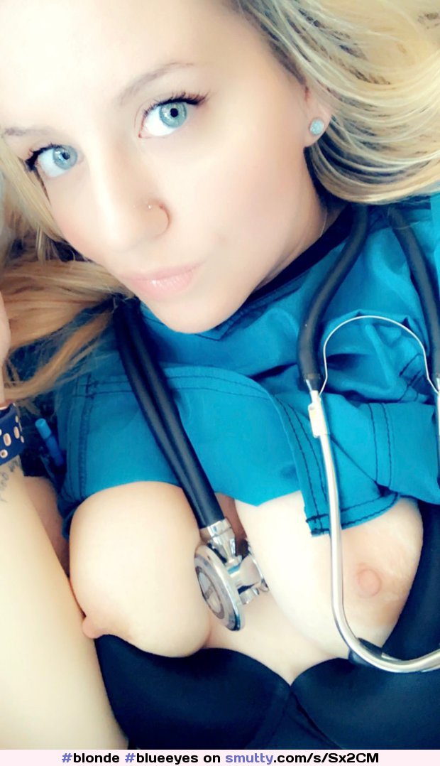 #blonde #blueeyes #atwork #naughtynurse #nurse