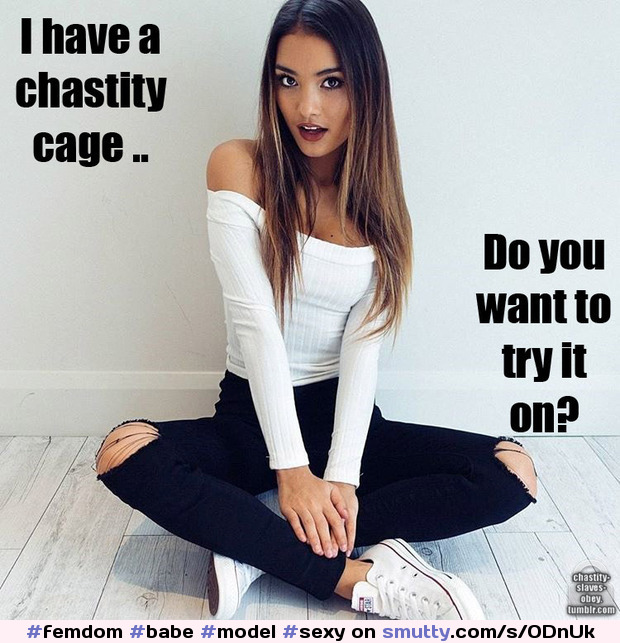 #femdom#babe#model#sexy#tease#TeaseandDenial#caption#captions#mistress#chastity#cpckcage#cage#lock#locked#fetish