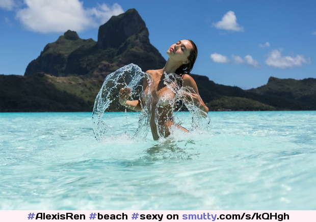#AlexisRen #beach #sexy #beauty