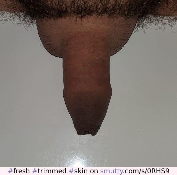#fresh #trimmed #skin #sack #small #dick