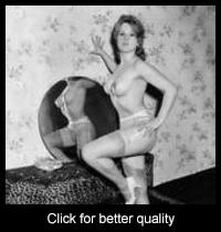 #vintage #breasts #garterbeltandstockings #heels #mirror