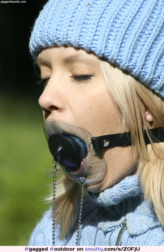 #gagged #outdoor